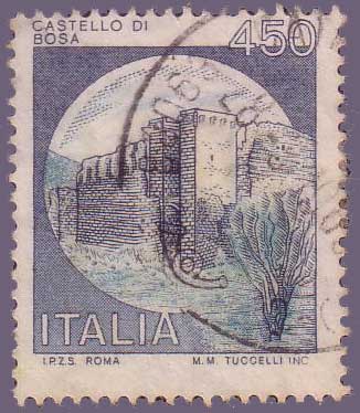 francobollo del castello di Bosa