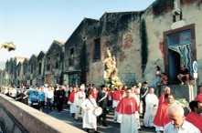 Processione Santa Maria del mare, lungo temo Bosa